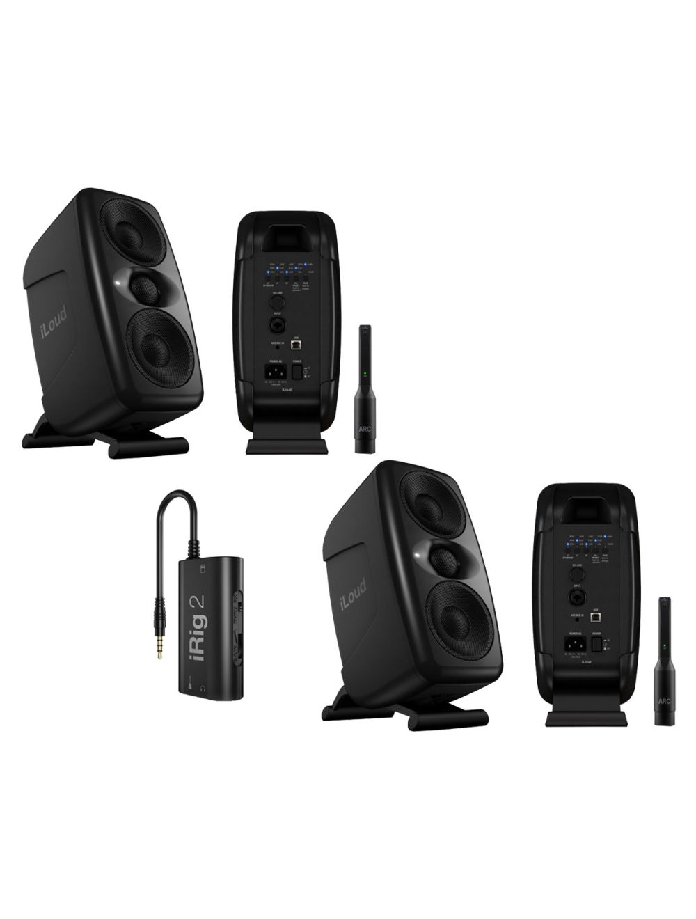 IK Multimedia iLoud Micro Monitors + Free IK Multimedia iRig 2