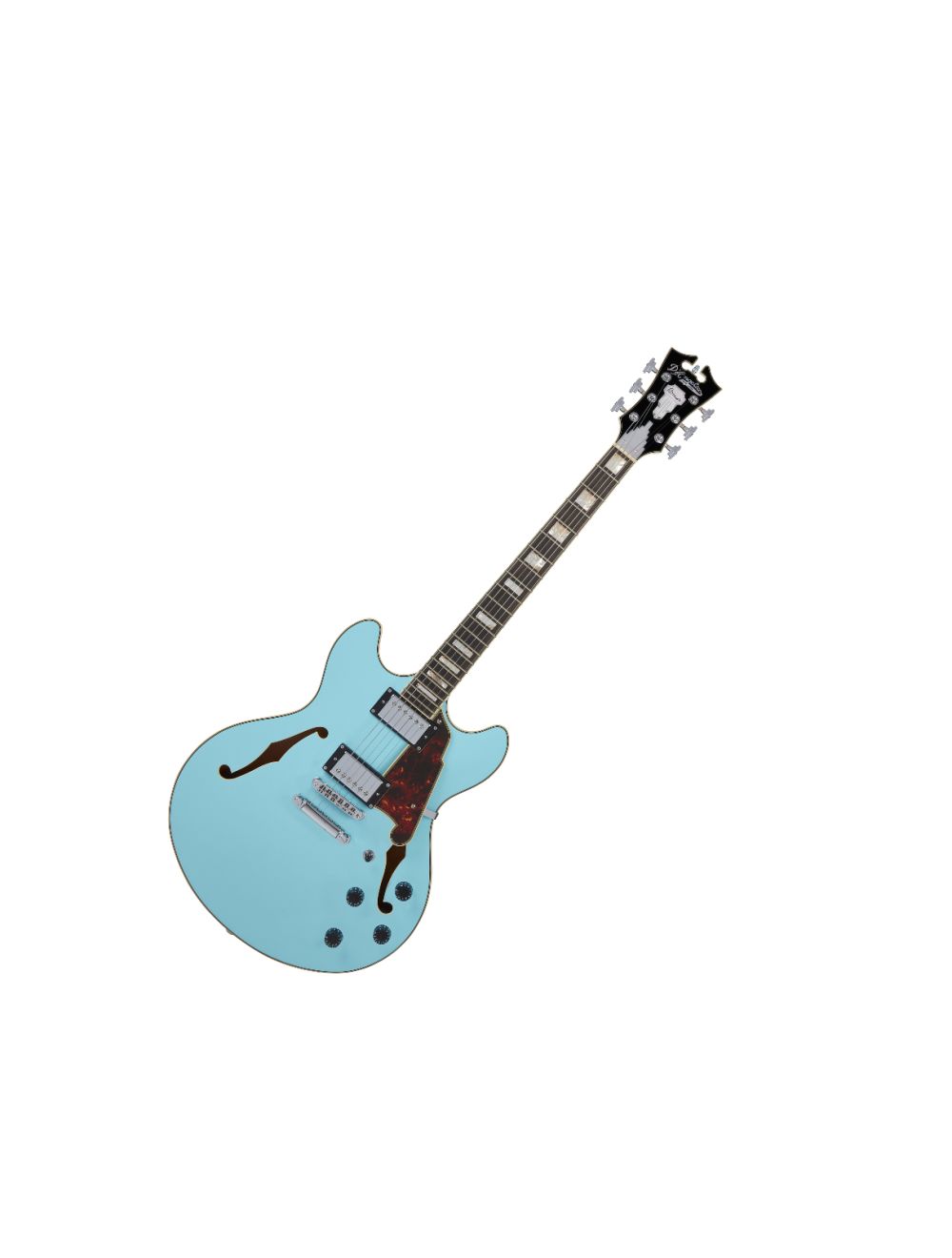 D'angelico Premier DC w/ Stop-Bar Tailpiece - Sky Blue - Factory Direct B-Stock