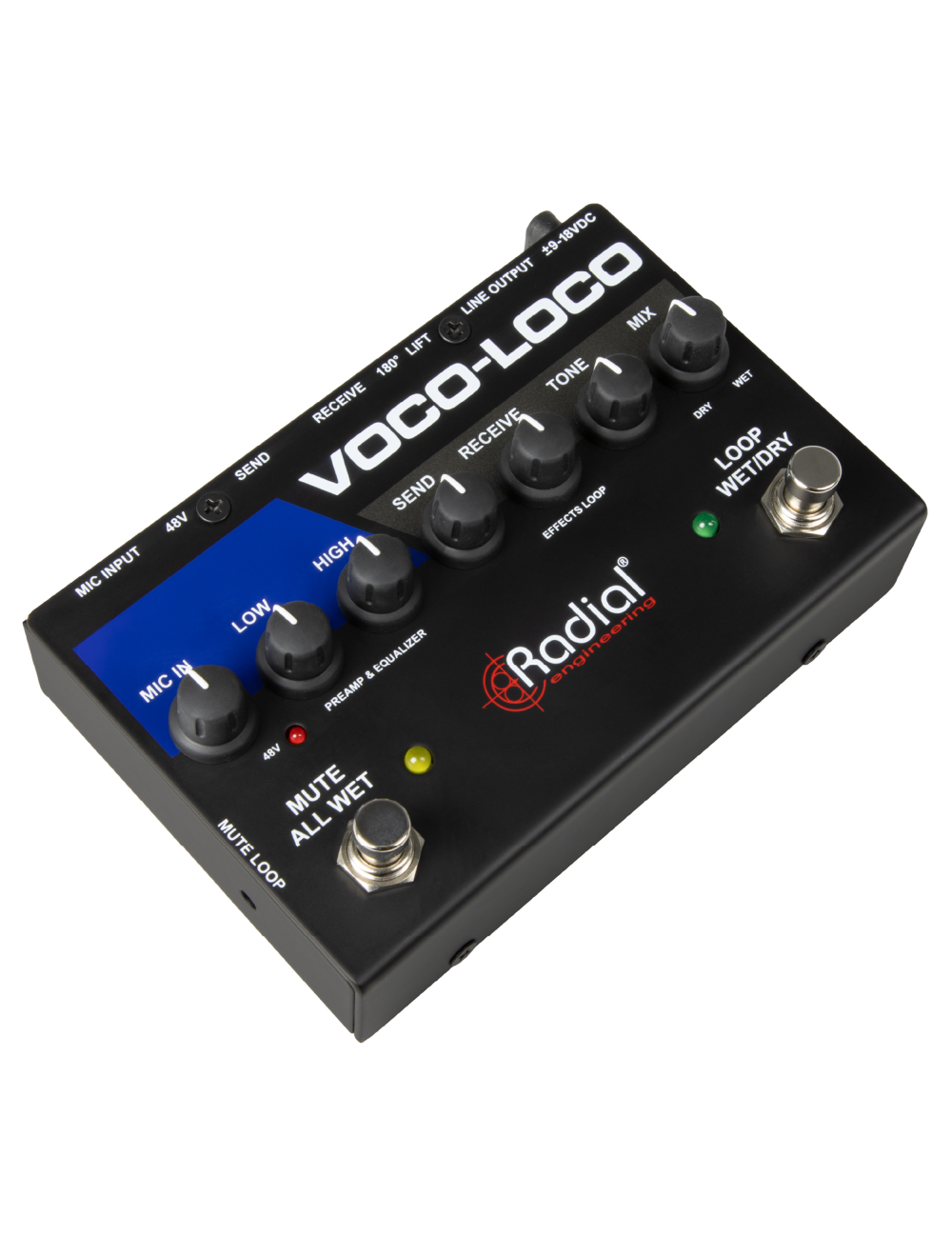 Radial Voco-Loco MK2 Mic Preamp and Effect Loop - Open Box