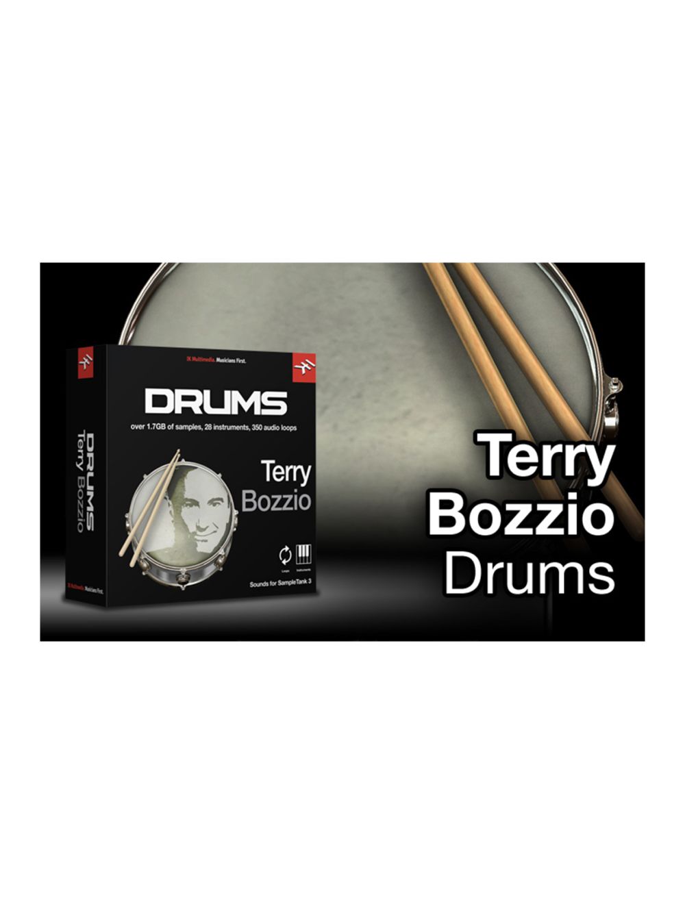 IK Multimedia Custom Shop Terry Bozzio Drums