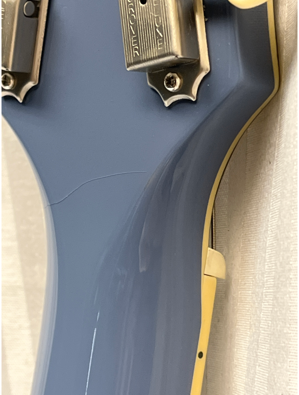 D'Angelico Excel SS Tour Electric Guitar - Slate Blue - C-Stock