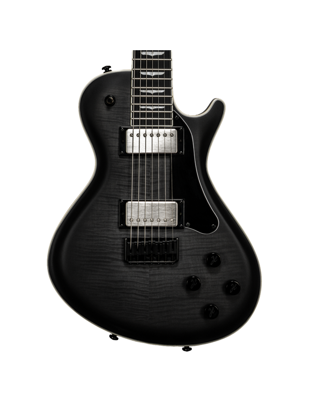 Hagstrom Krona 7 Single Cut 7-String Electric Guitar - Burnt Charcoal