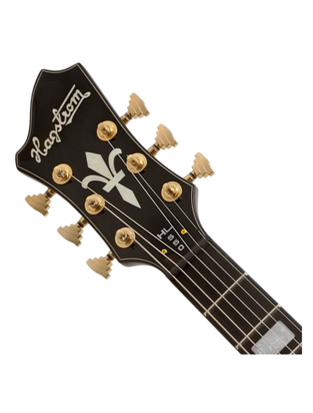 Hagstrom HL 550 Single Cut Hollow Electric Guitar - Natural Mahogany Gloss