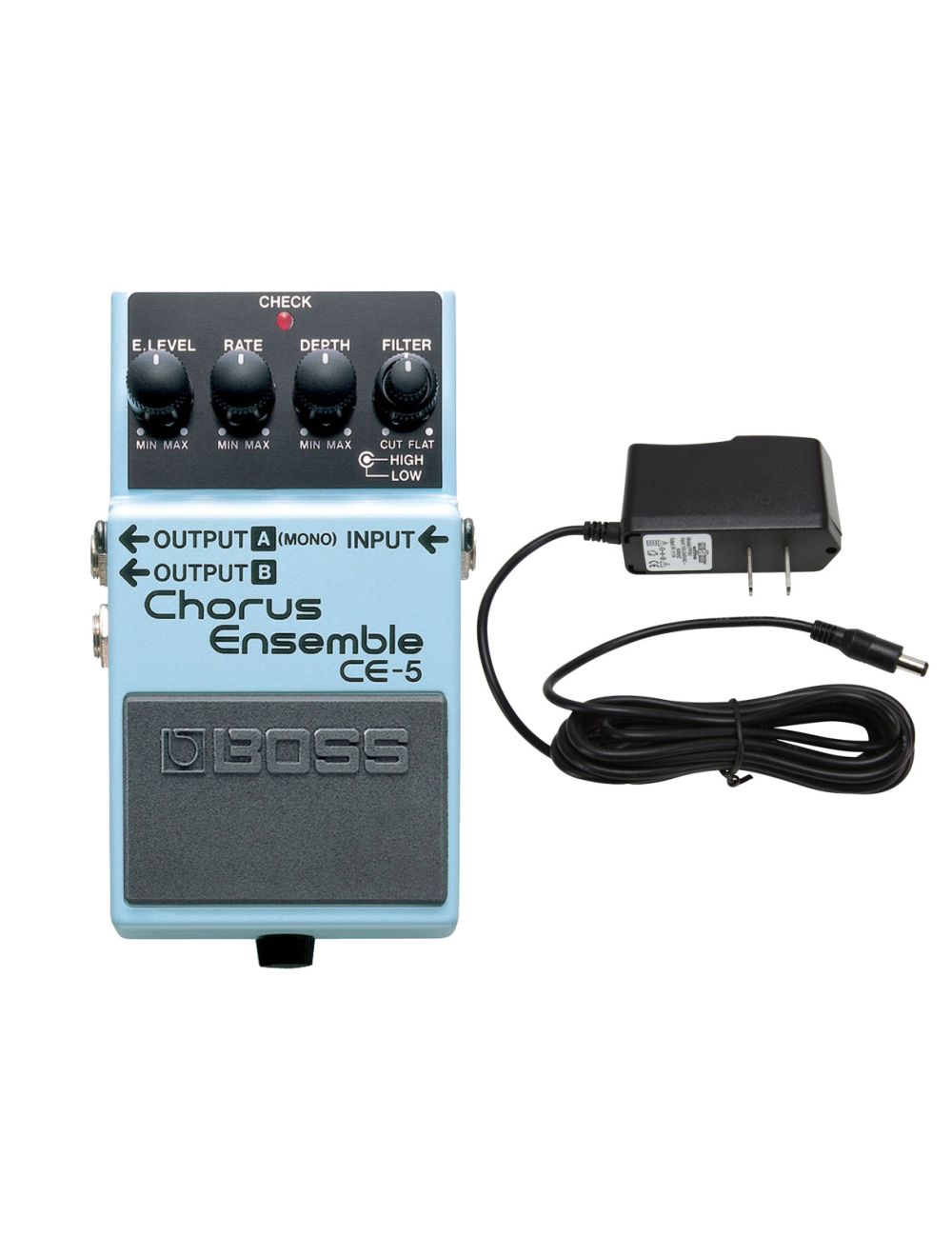 Boss CE-5 Stereo Chorus Ensemble + Power Supply