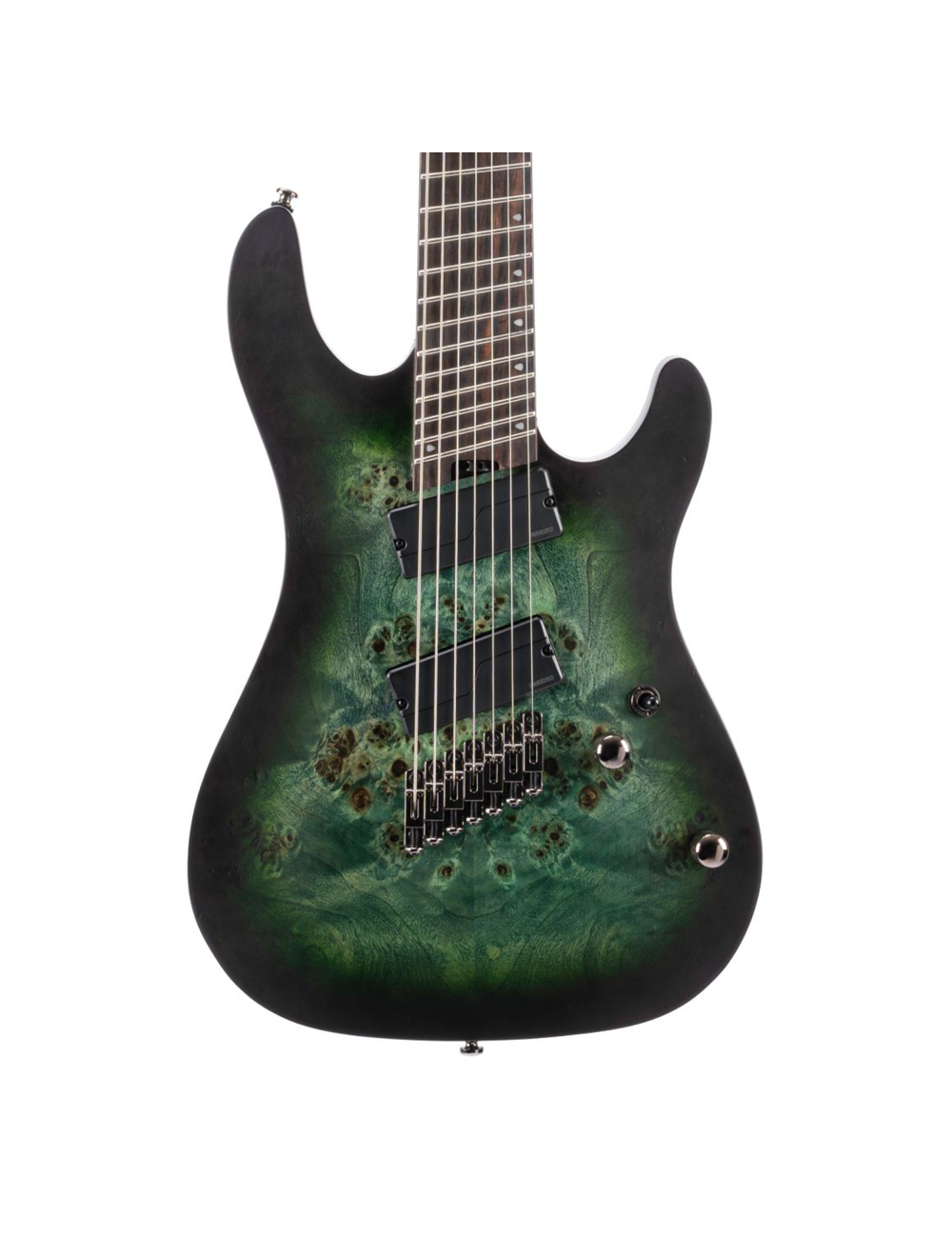 Cort KX507MS Multi-Scale 7-String Electric Guitar - Star Dust Green