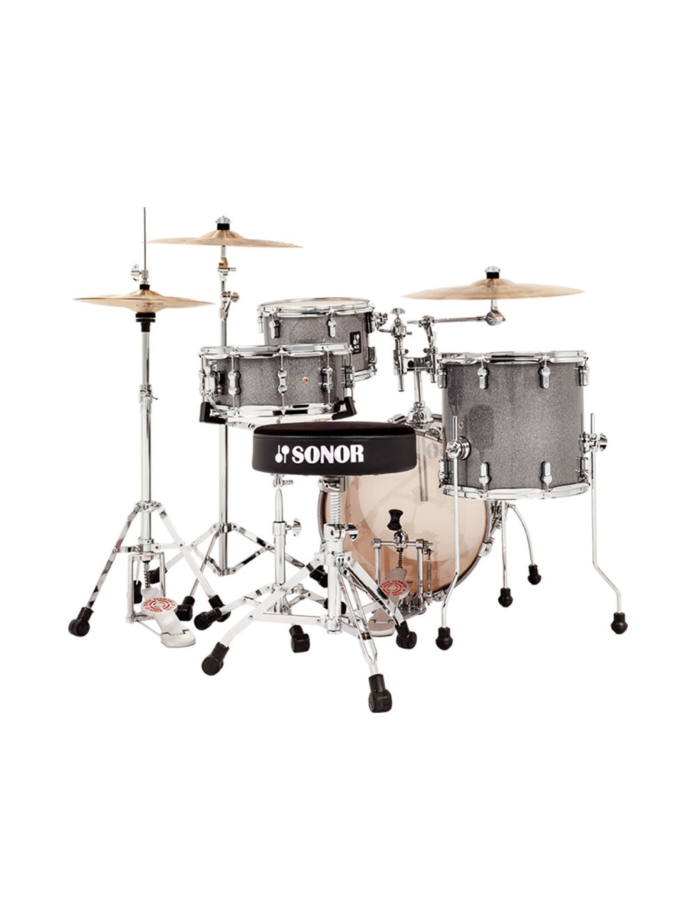 Sonor AQ2 Maple Bop 4-pc Shell Pack w/ 18" Kick - Titanium Quartz - Open Box