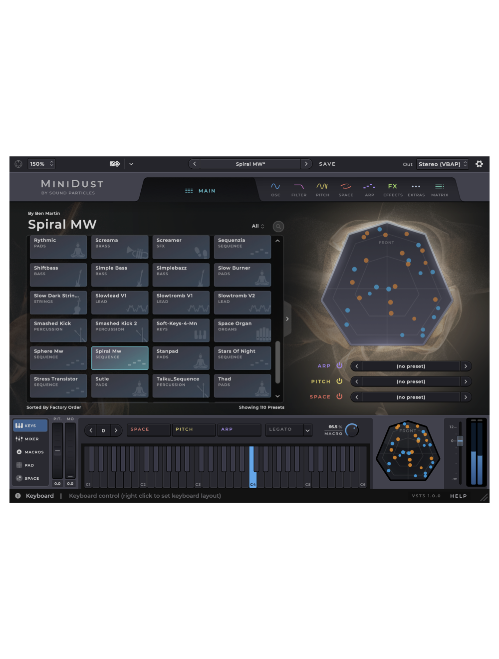 Sound Particles MiniDust EDU
