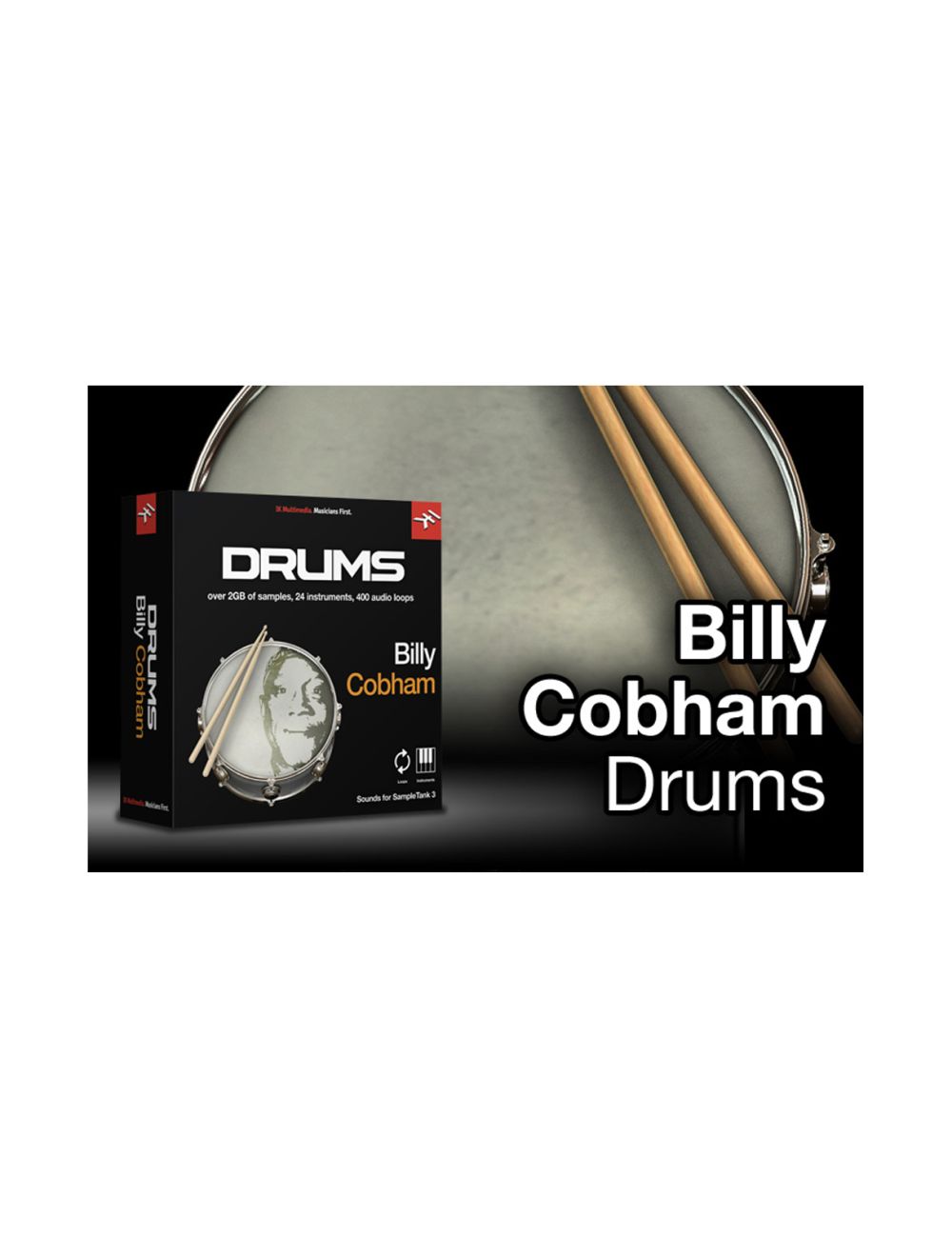 IK Multimedia Billy Cobham Drums Custom Shop