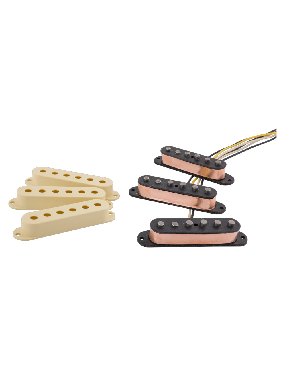 Used Fender Custom Shop Dual Mag II Stratocaster Pickup Set - Aged White