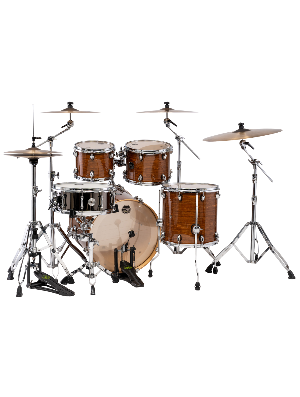 Mapex Armory Series Fusion 5-Pc Shell Pack w/ 20" Kick - Roasted Chestnut