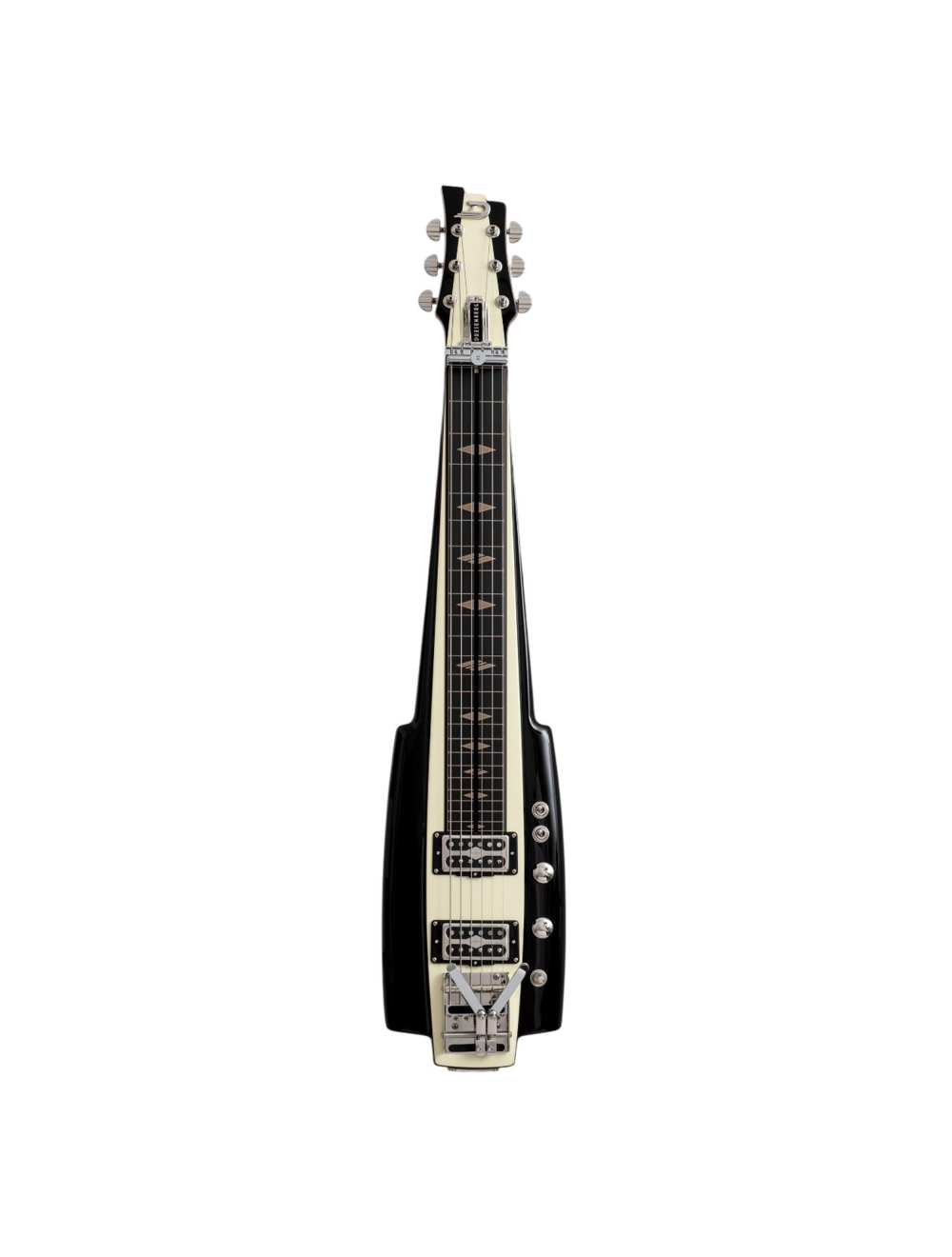 Duesenberg Fairytale Lap Steel Split/King Edition - Ivory & Black