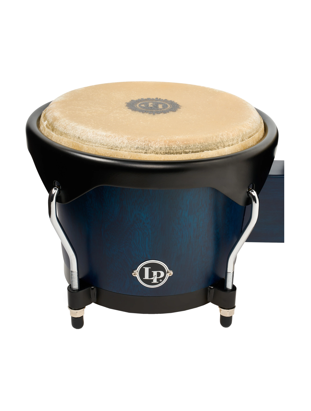 Latin Percussion 6"/7" City II Bongos - Mango Blue Black