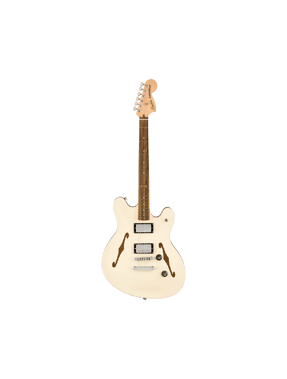 Squier Affinity Starcaster Deluxe - Olympic White w/Laurel FB