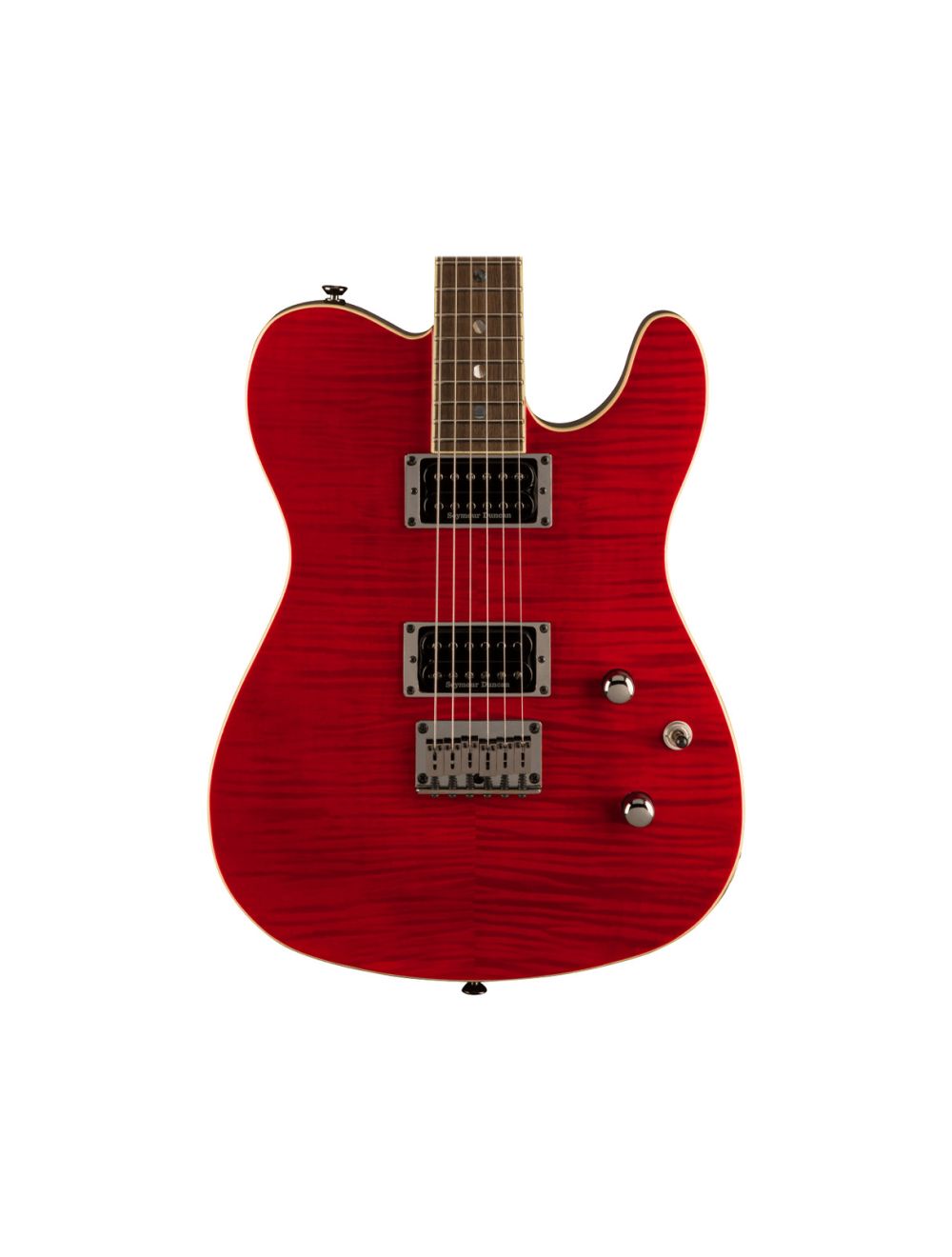 Fender Custom Telecaster FMT HH Crimson Red Trans w Laurel FB