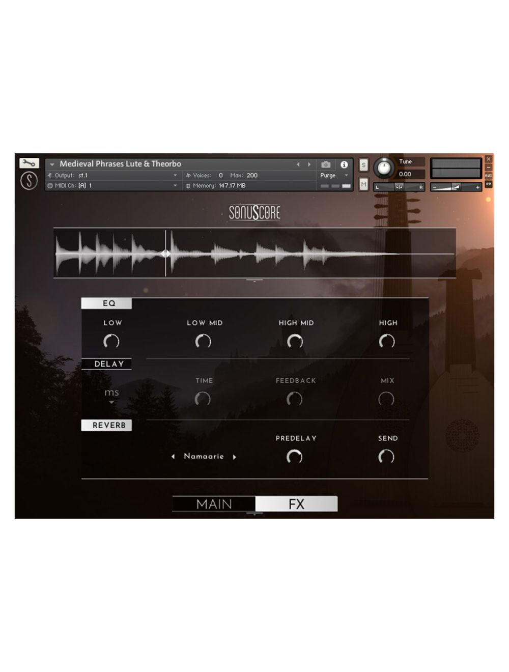 Boom Library Sonuscore Lute & Theorbo Medieval Phrases