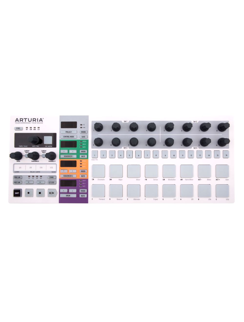Arturia BeatStep Pro Drum Machine Step Sequencer