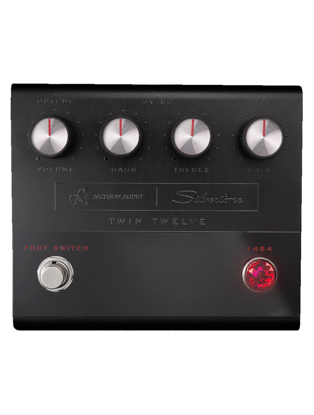 Silvertone 1484B Twin Twelve Preamp/Overdrive Pedal - Limited Edition Black