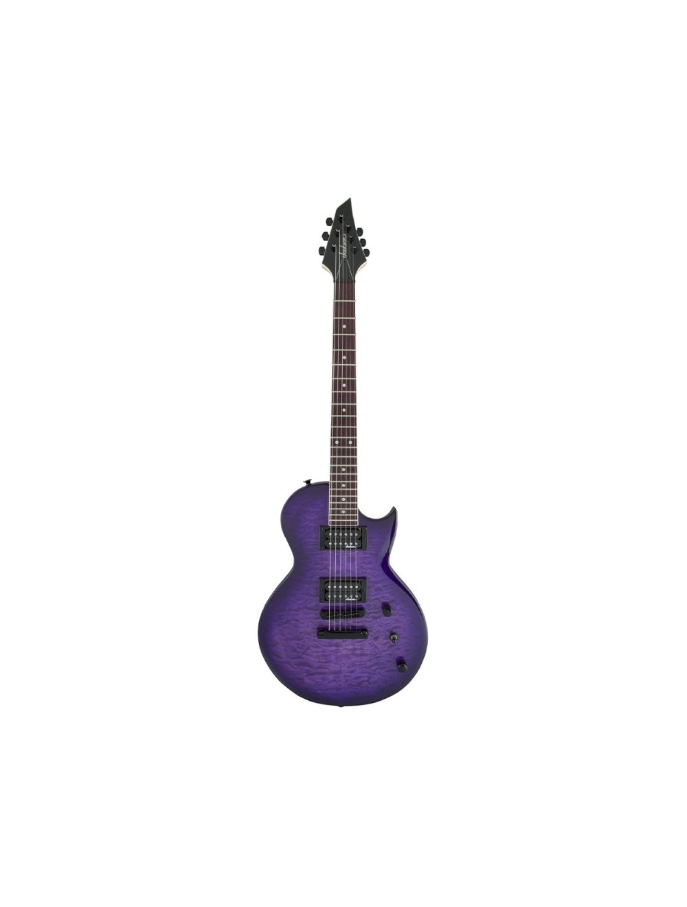 Used Jackson JS Series Monarkh SC JS22Q - Trans Purple Burst w/ Amaranth FB
