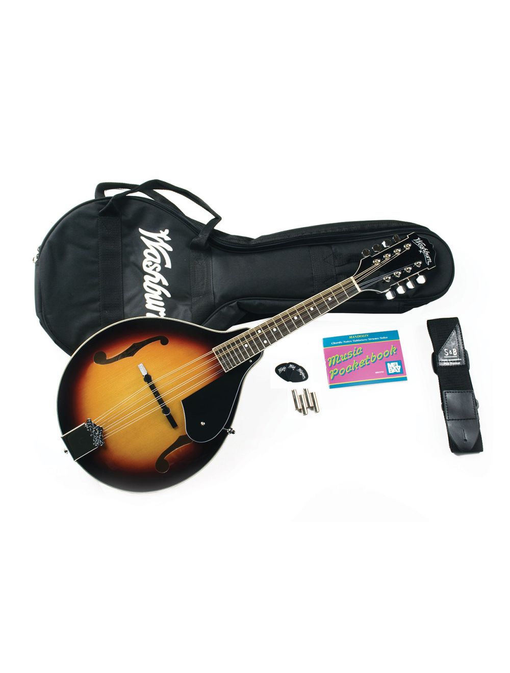 Washburn M1K-A Americana Series M1-PACK Mandolin Pack. Sunburst