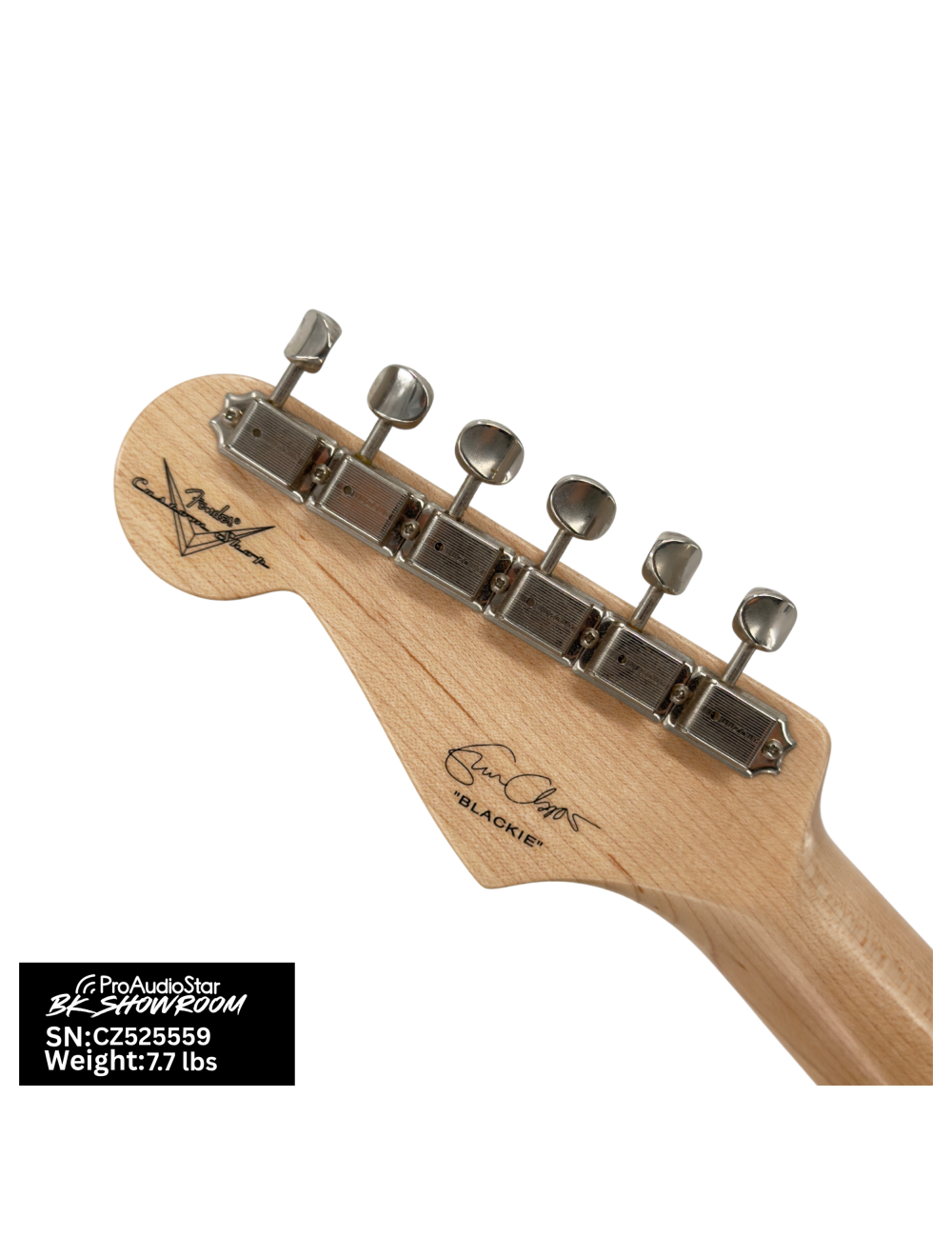 Used Fender 2015 Custom Shop Eric Clapton Stratocaster - Black w/OHSC