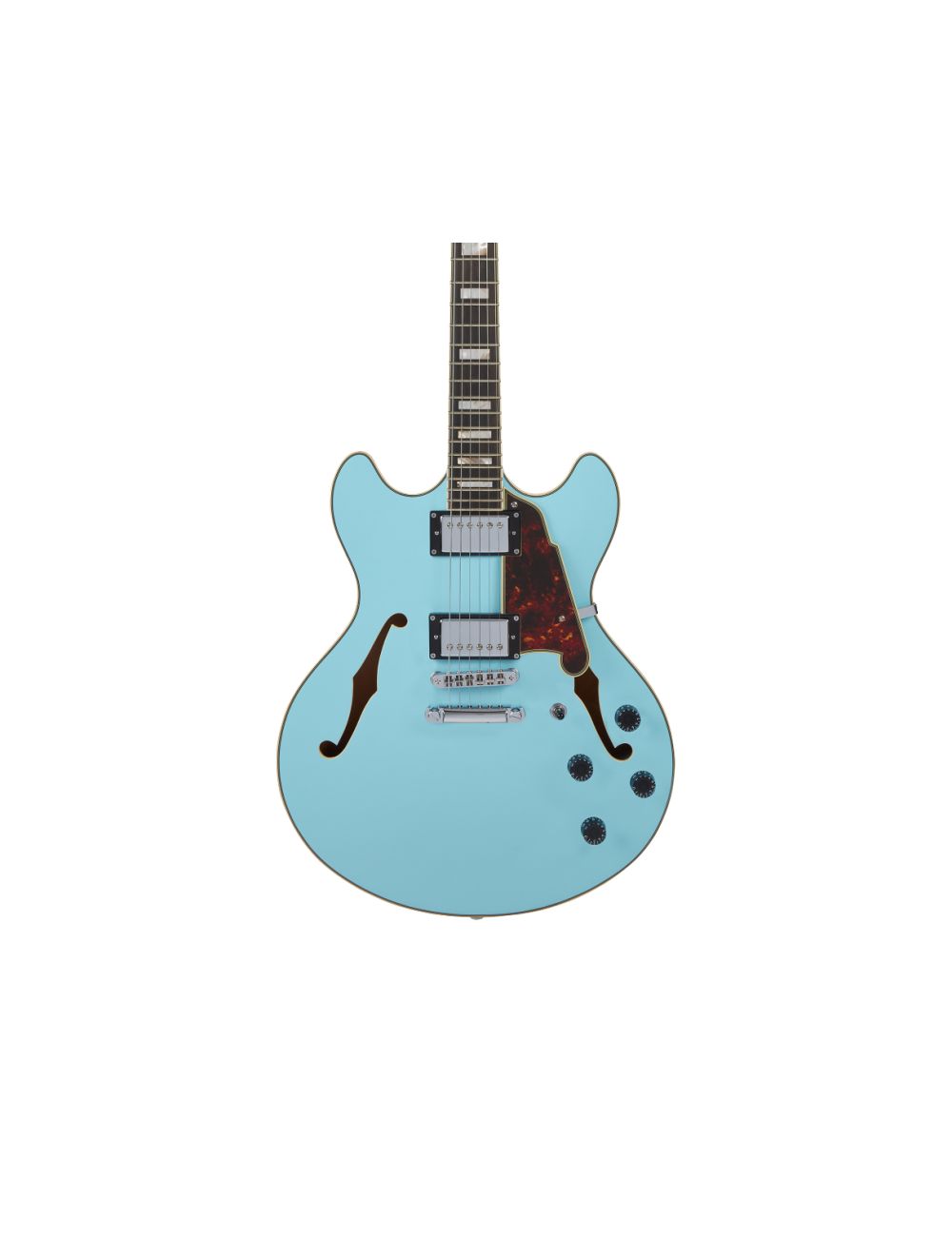 D'angelico Premier DC w/ Stop-Bar Tailpiece - Sky Blue - Factory Direct B-Stock
