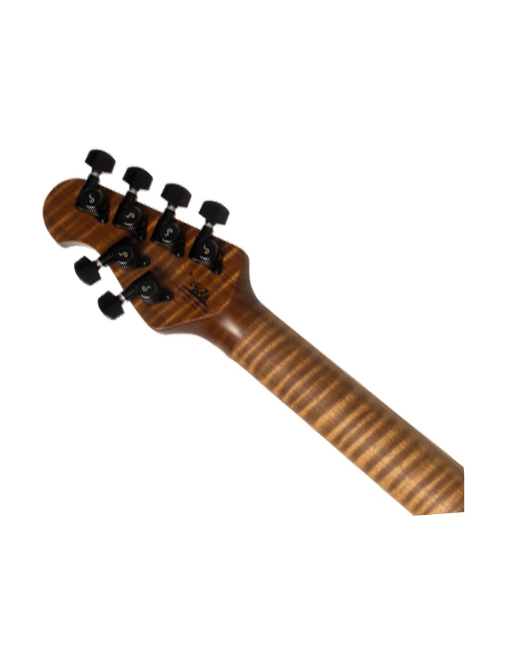 Ernie Ball Music Man Axis Super Sport w/Trem - Satin Charcoal Cloud Quilt Top