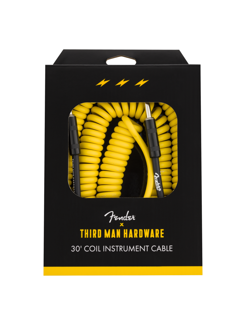 Fender x Third Man Hardware 30' Coil Cable - Yellow