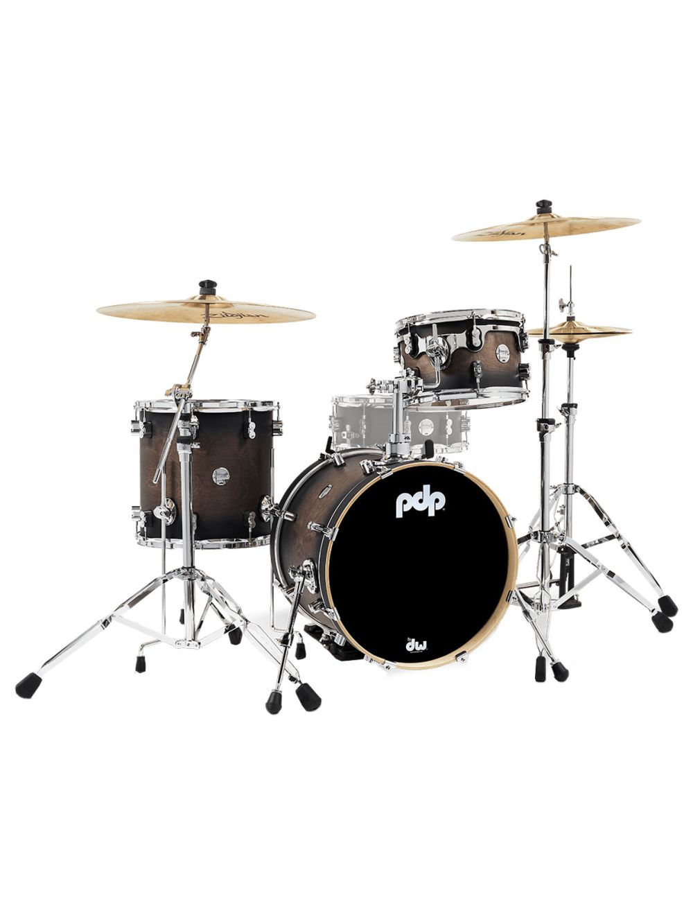 PDP Concept Maple 3-Piece Bop Shell Pack - Charcoal Burst
