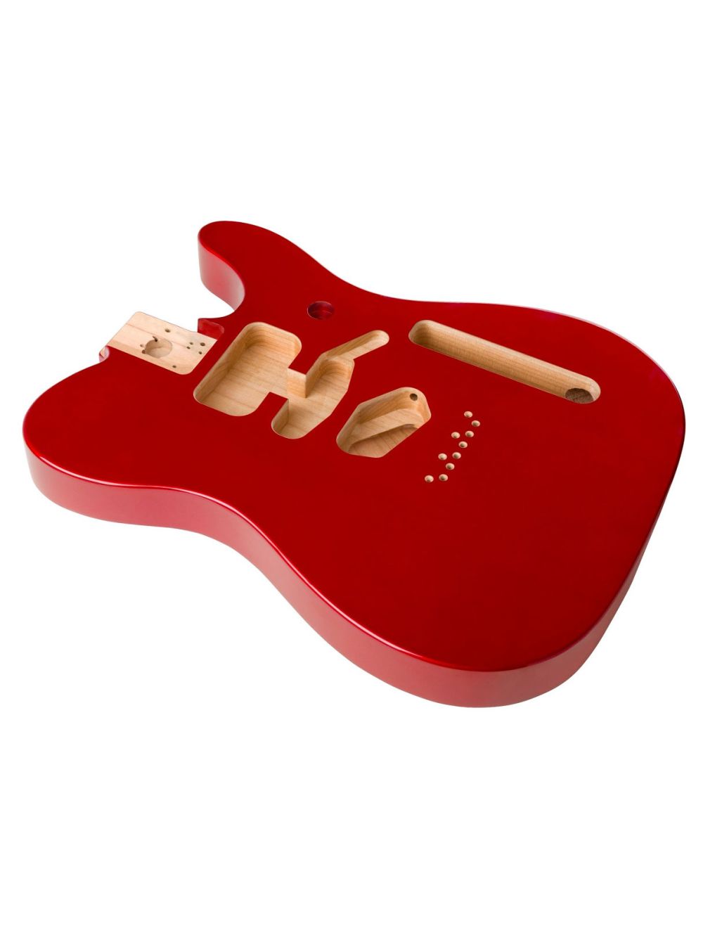 Used Fender Deluxe Series Telecaster SSH Alder Body - Candy Apple Red