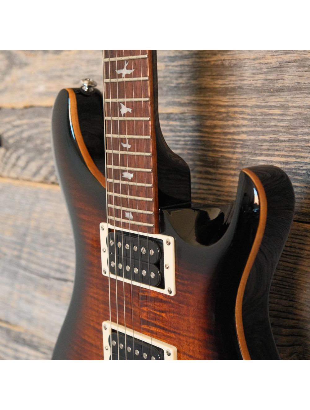 Used PRS SE Custom 24 - Black Gold Sunburst