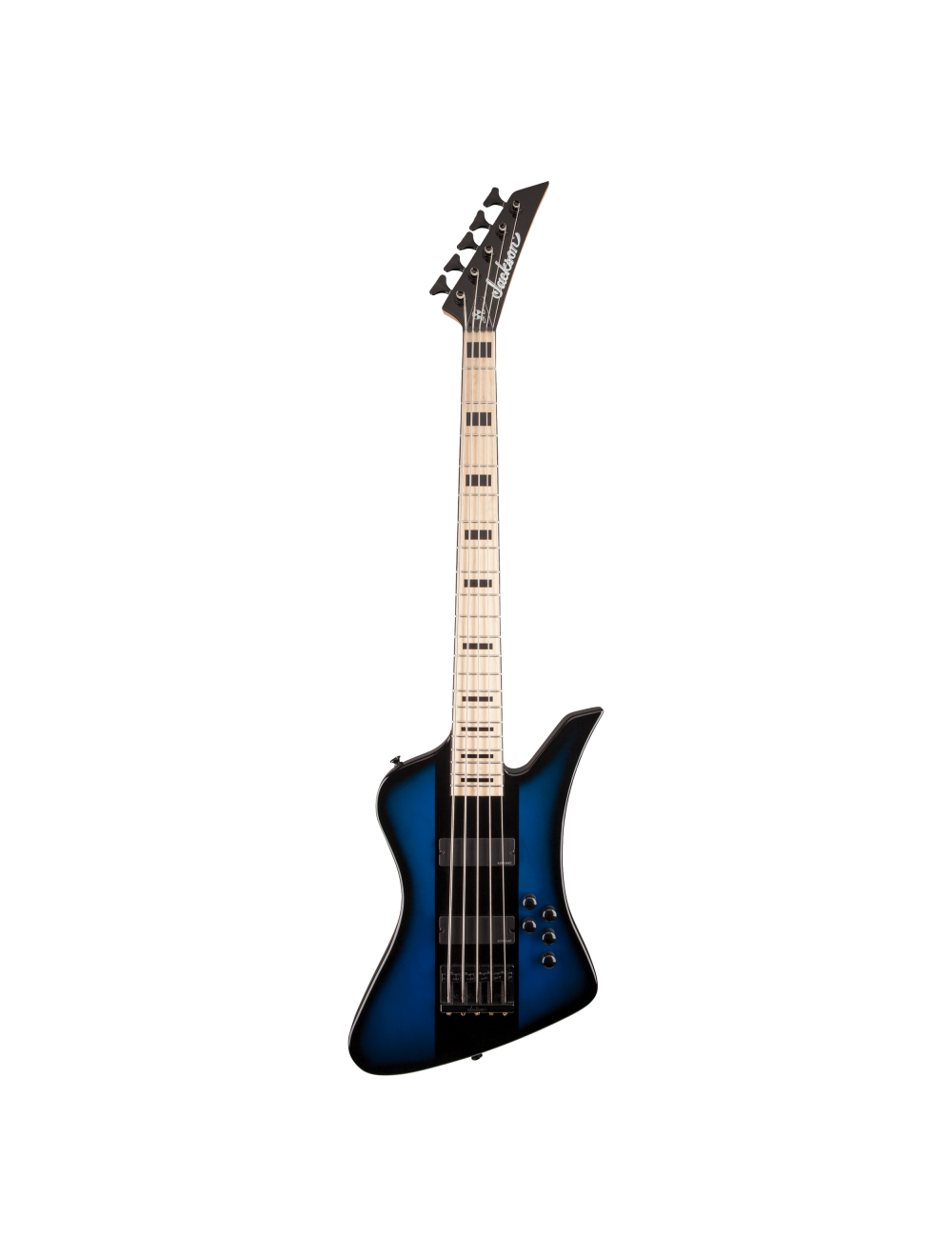 Used Jackson X Series David Ellefson Sig. Kelly Bird V Bass - Blue Stripe