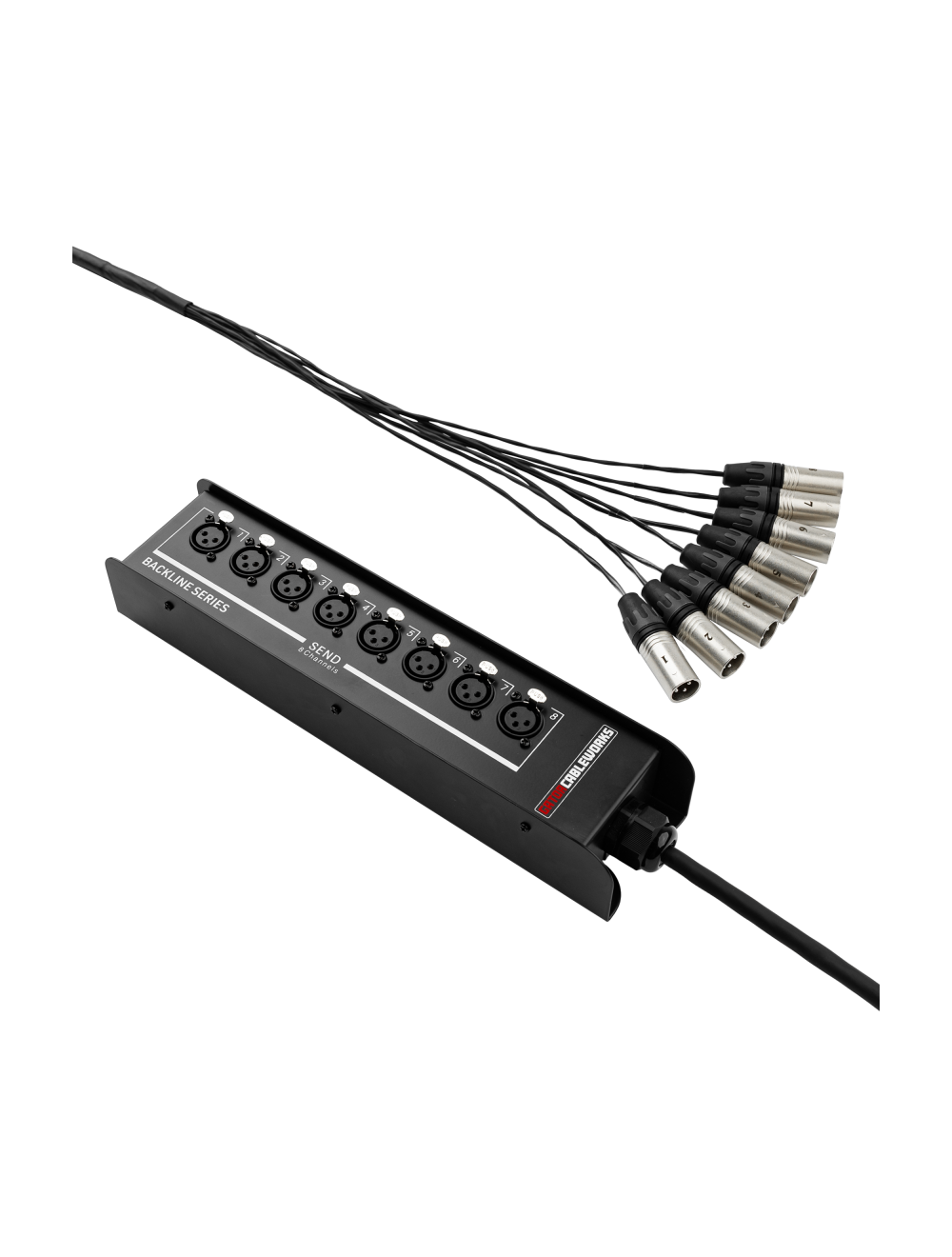 Gator Cableworks Backline Series 8x0 Drop Snake - 50 Ft - Open Box