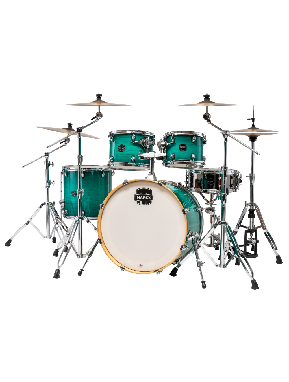 Mapex Armory Series Rock 5-Pc Shell Pack w/22" Kick - Jade Stone Burst - Open Box