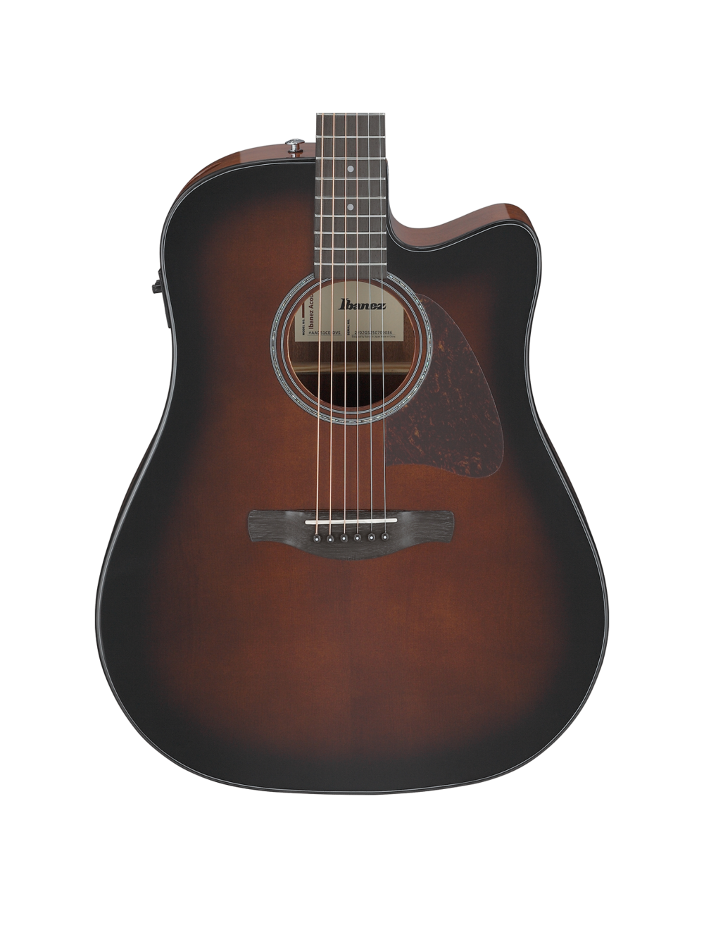 Used Ibanez AAD51CE Acoustic-Electric Guitar - Dark Violin Sunburst High Gloss