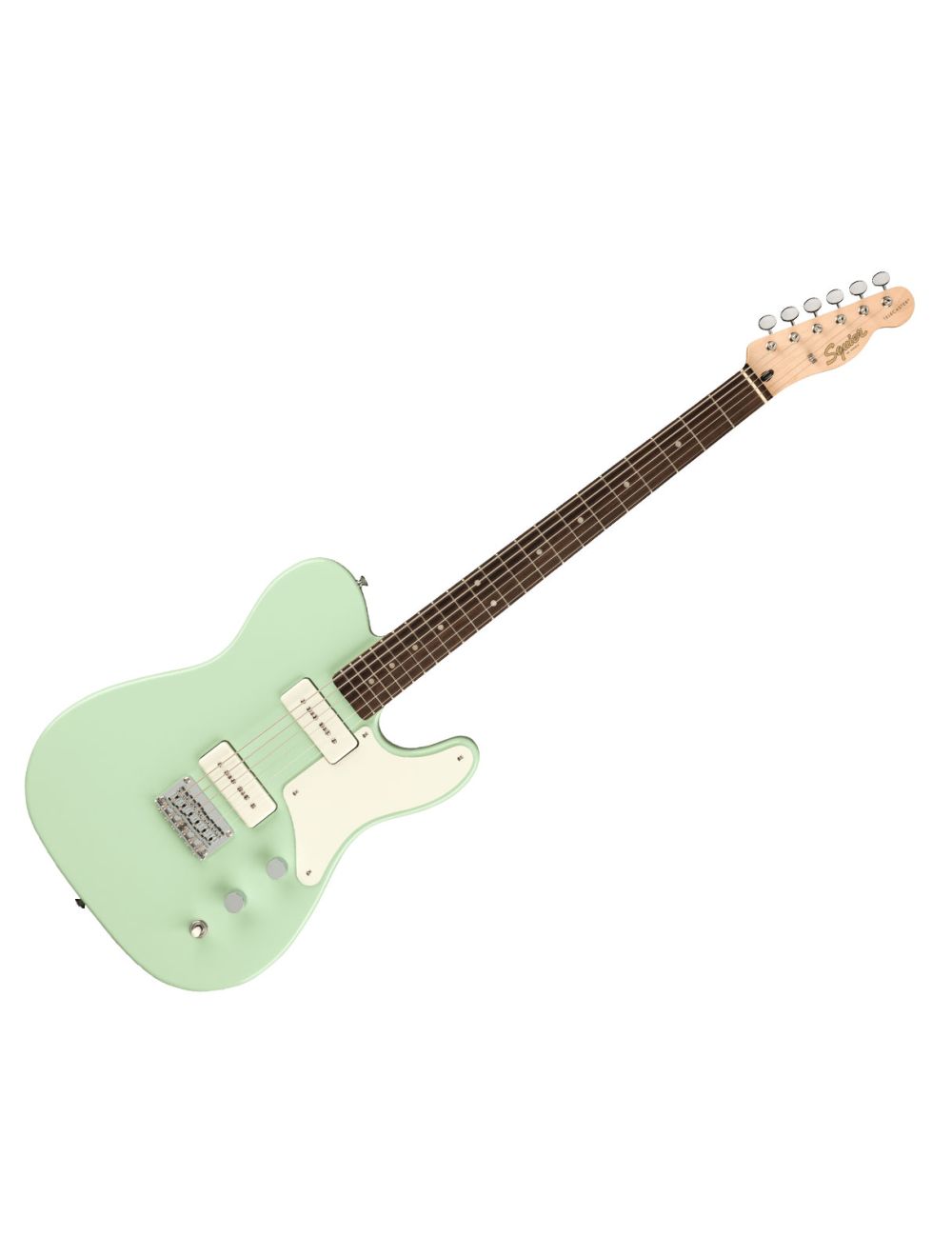 Squier Paranormal Baritone Cabronita Telecaster Surf Green w Laurel FB