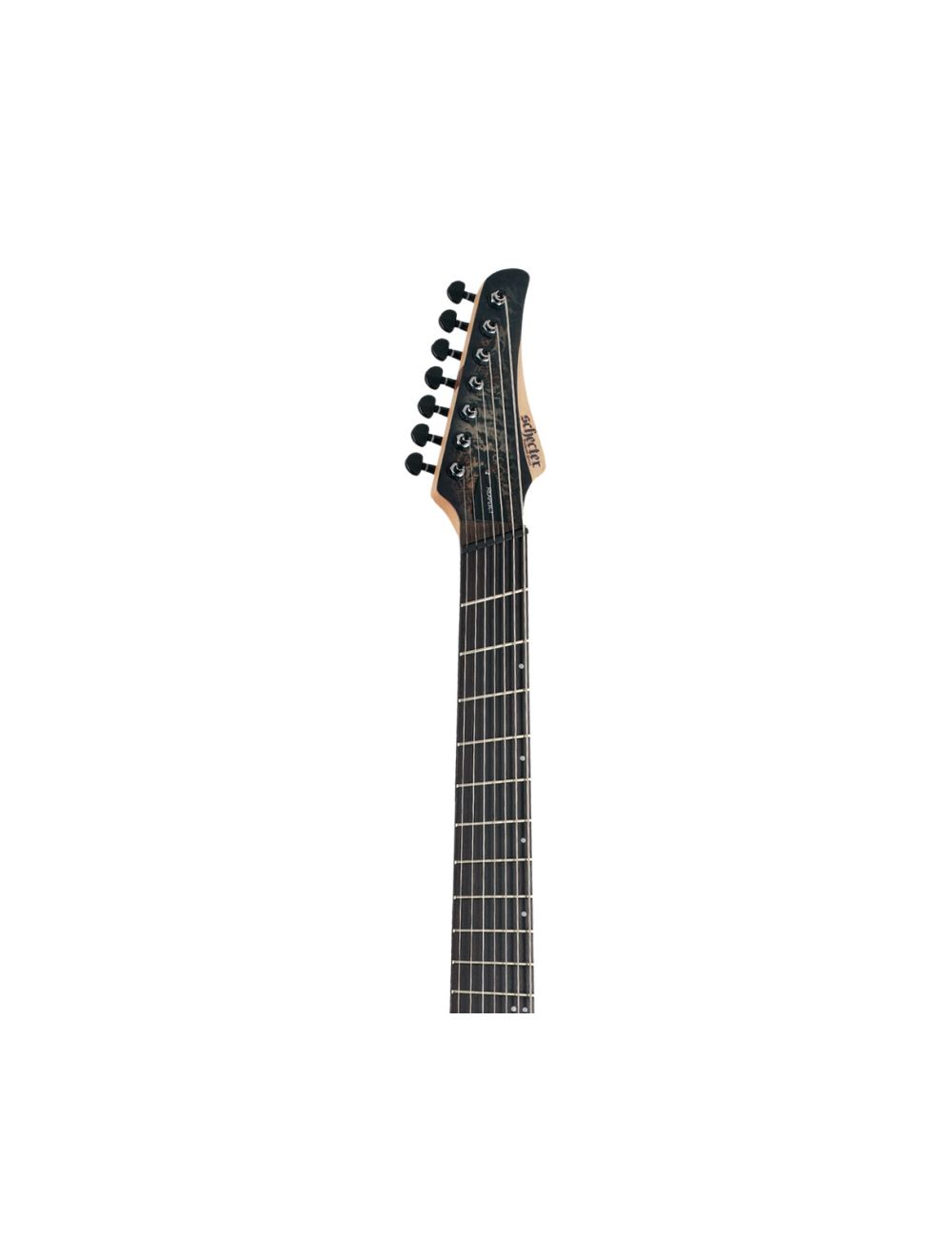 Schecter Reaper-7 Multiscale Left Handed - Satin Charcoal Burst