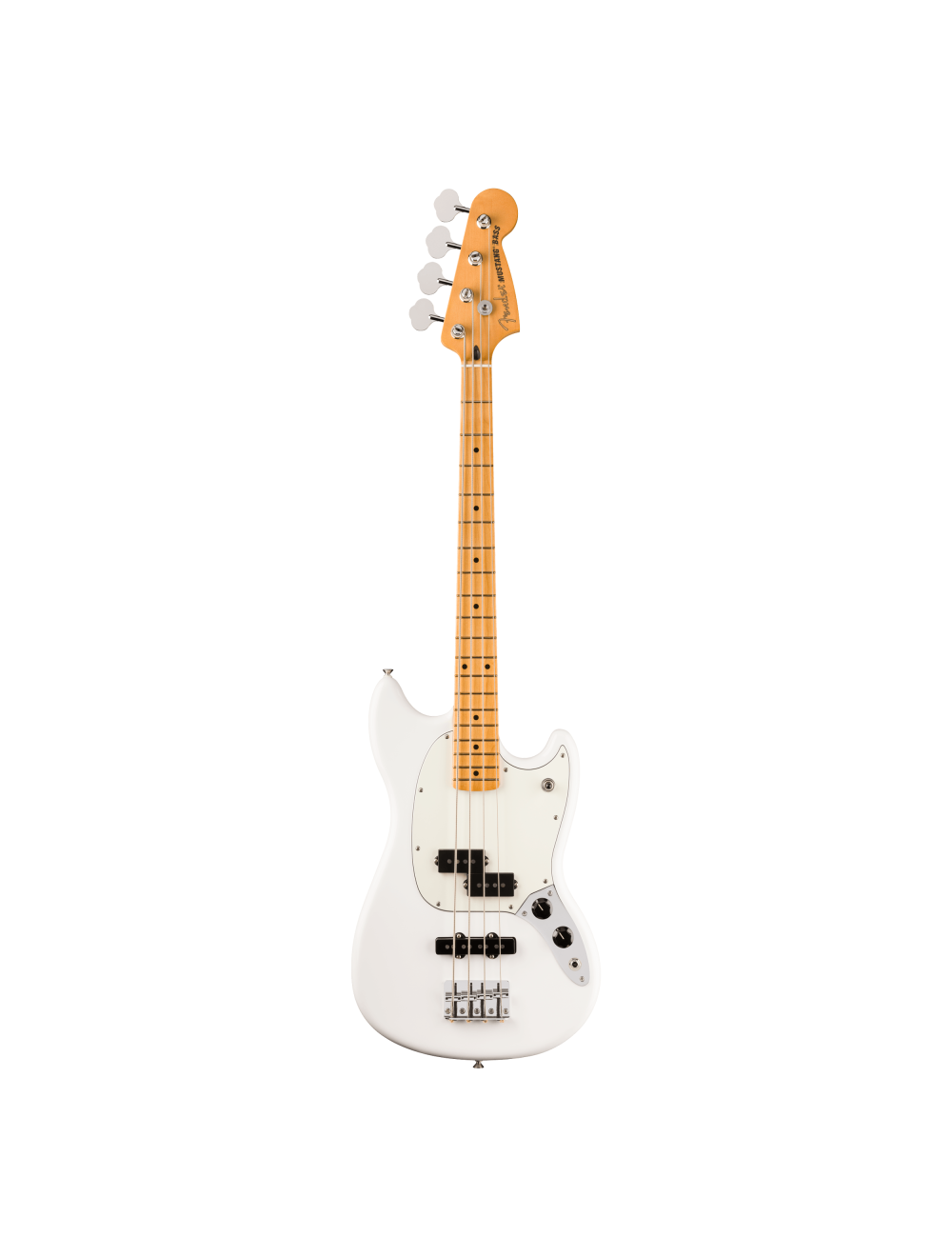 Fender Player II Mustang Bass PJ - Polar White w/Maple FB