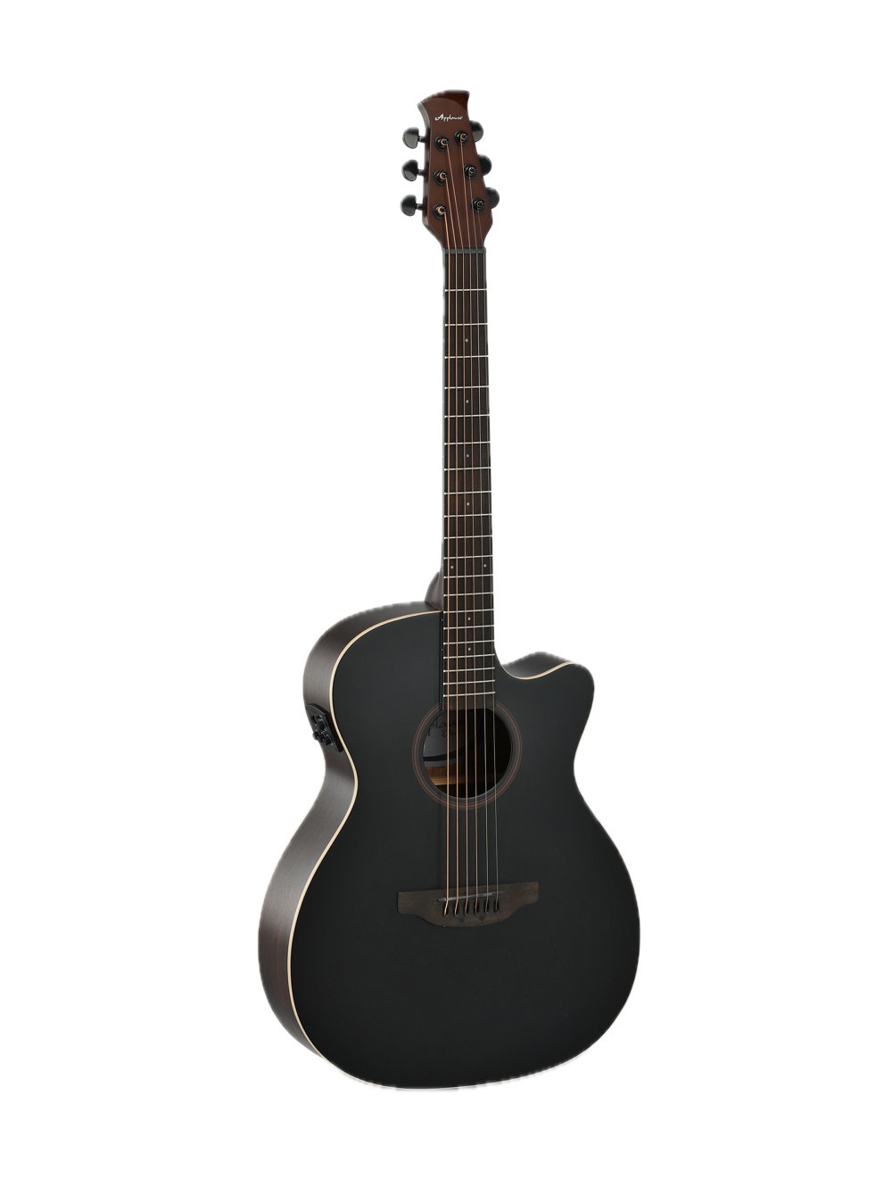 Ovation Applause AEO-69-5S Jump OM A/E Guitar - Dark Matter - Open Box