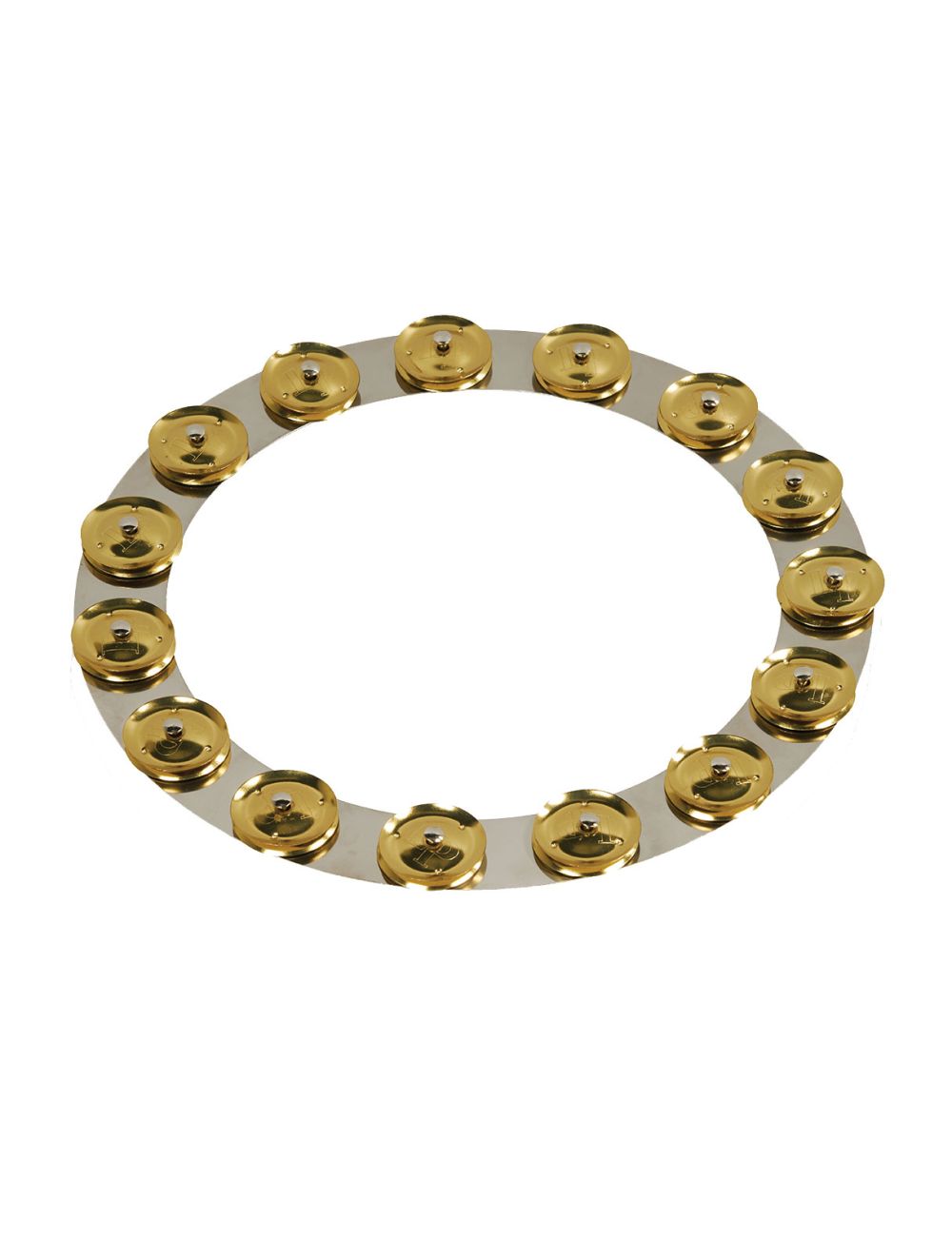 Latin Percussion 14" Tambo-Ring - Stainless Steel with Brass Jingles