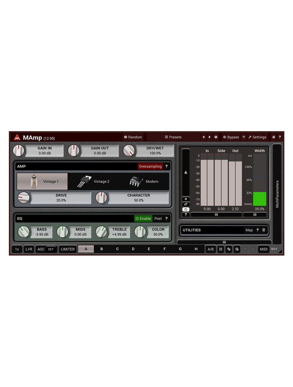 Melda MAmp A Great Vintage Amp for Soft Saturation