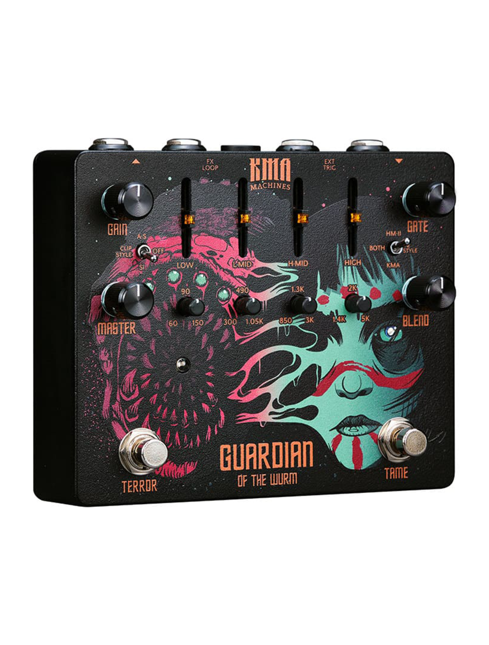 KMA Machines GUARDIAN of the WURM Metal Distortion Pedal
