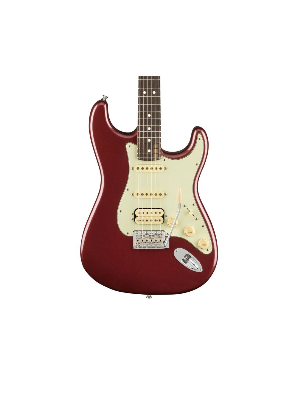Fender American Performer Stratocaster HSS - Aubergine w/ Rosewood Fingerboard