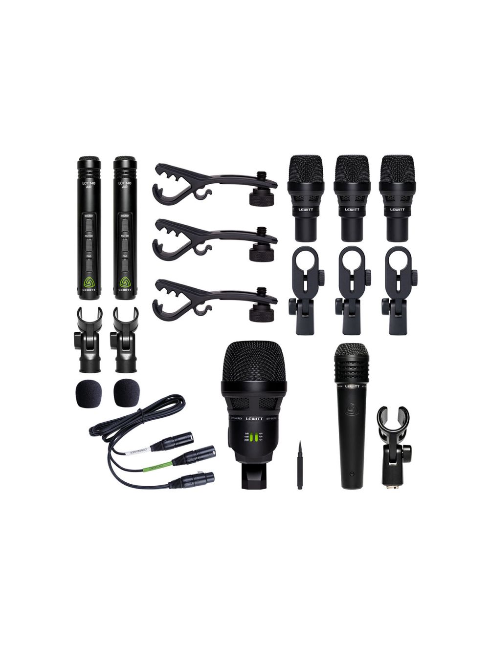 Lewitt BEATKITPRO 7-Piece Premium Drum Mic Kit - Open Box