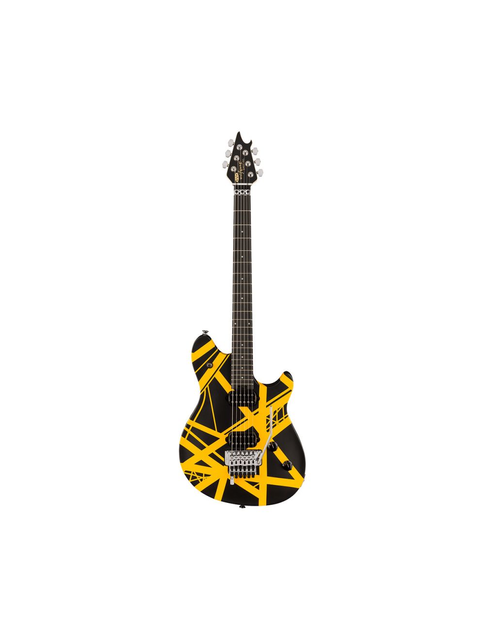 EVH Wolfgang Special Satin Striped Electric Guitar - Black/Yellow