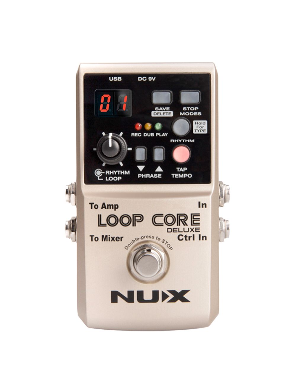 NUX Loop Core Deluxe Looper with Drum Machine - Open Box