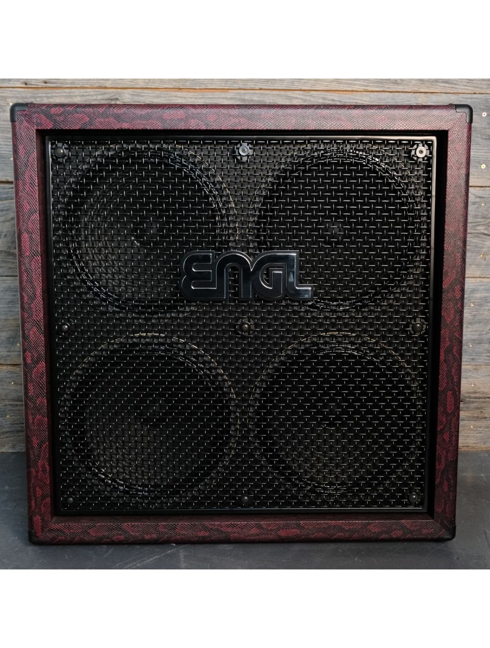 ENGL E412VGB Custom Shop Straight 4x12" Guitar Speaker Cabinet - Red Snakeskin