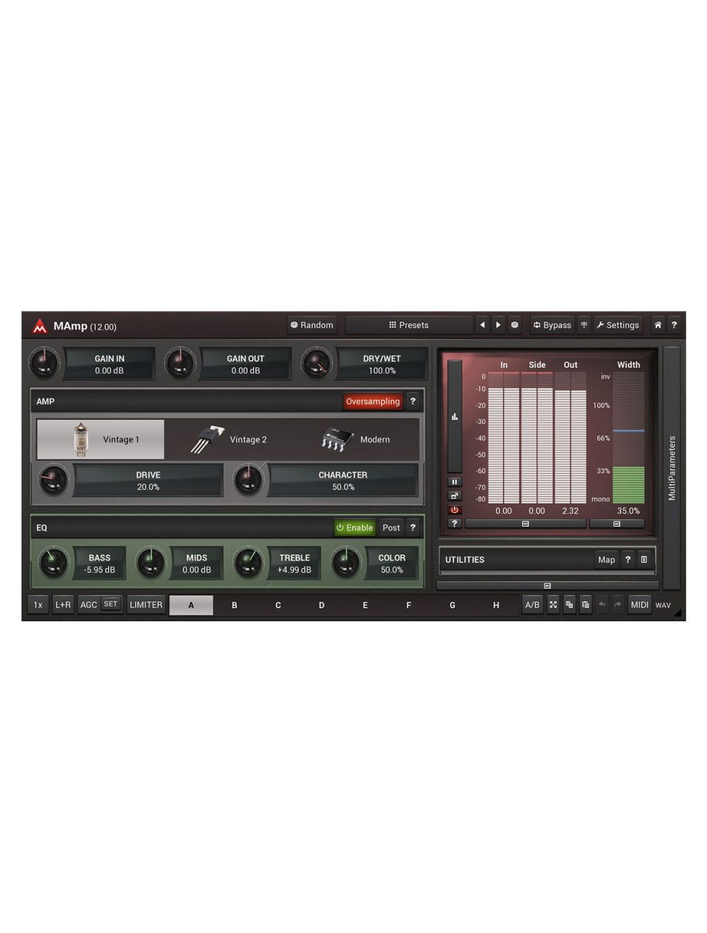 Melda MAmp A Great Vintage Amp for Soft Saturation