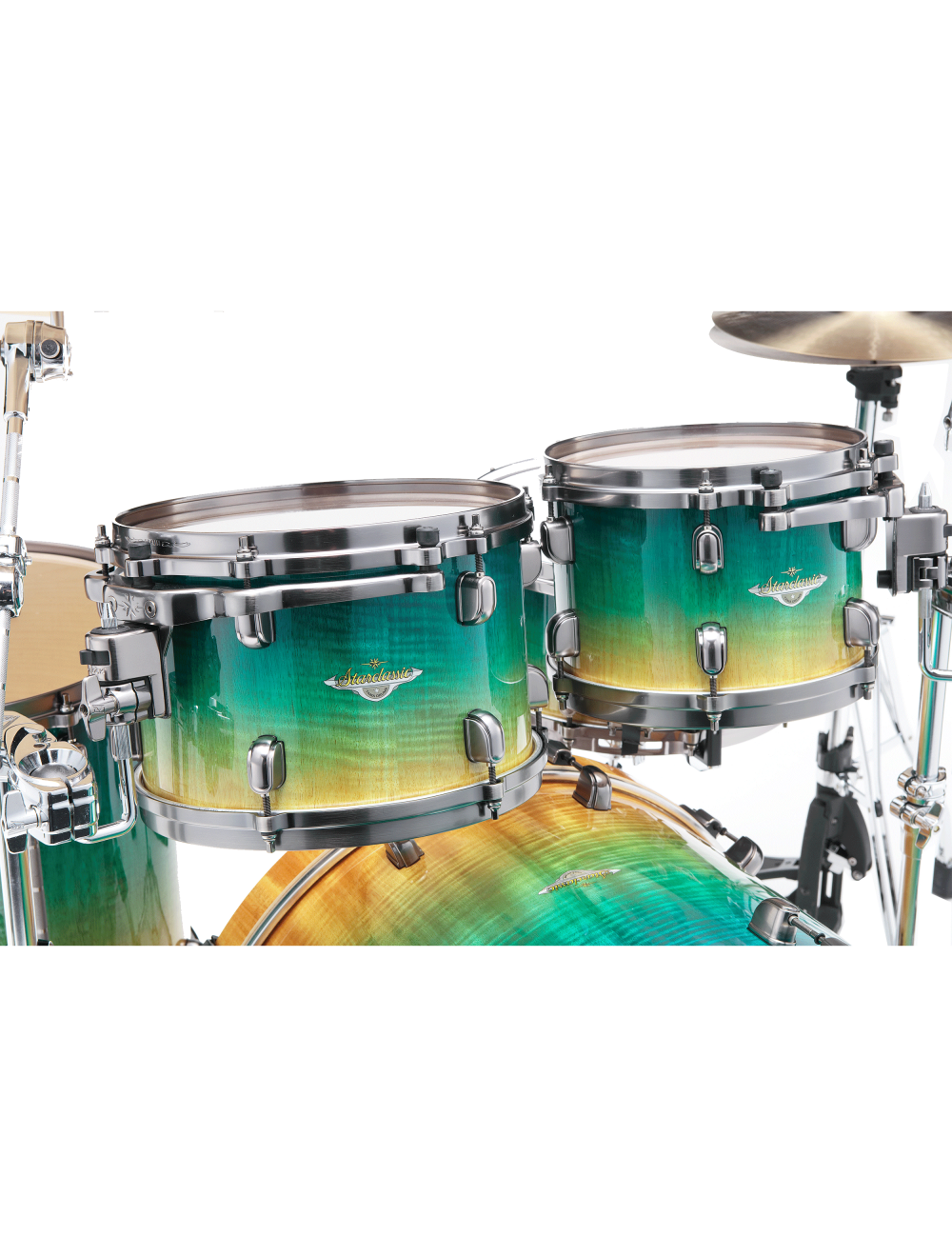 Tama Starclassic Maple 4-pc Shell Pack SBN HW - Marine Shoreline Movingui Fade