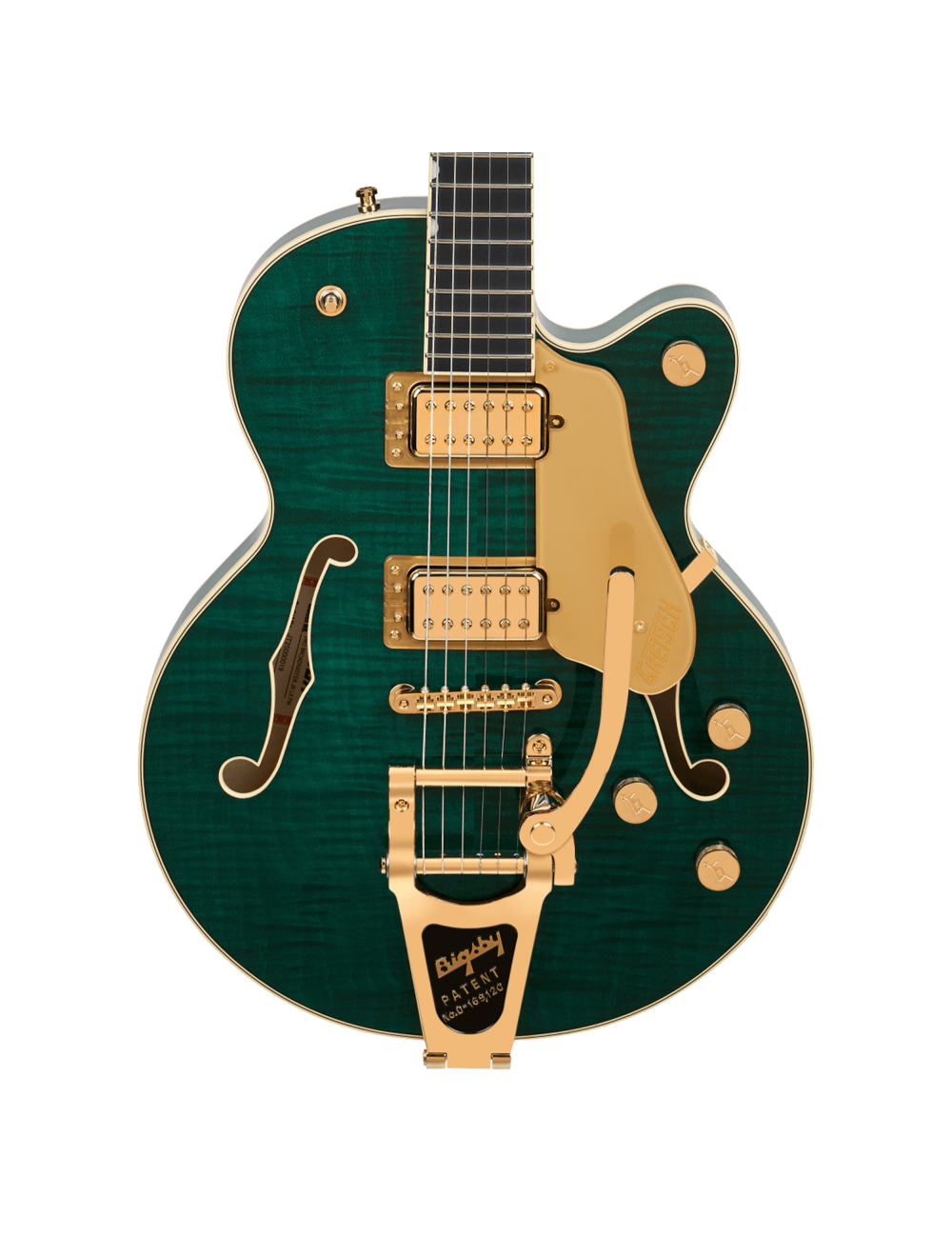 Gretsch Broadkaster Jr. LX Figured CB w/ String-Thru Bigsby - Tropic Aura