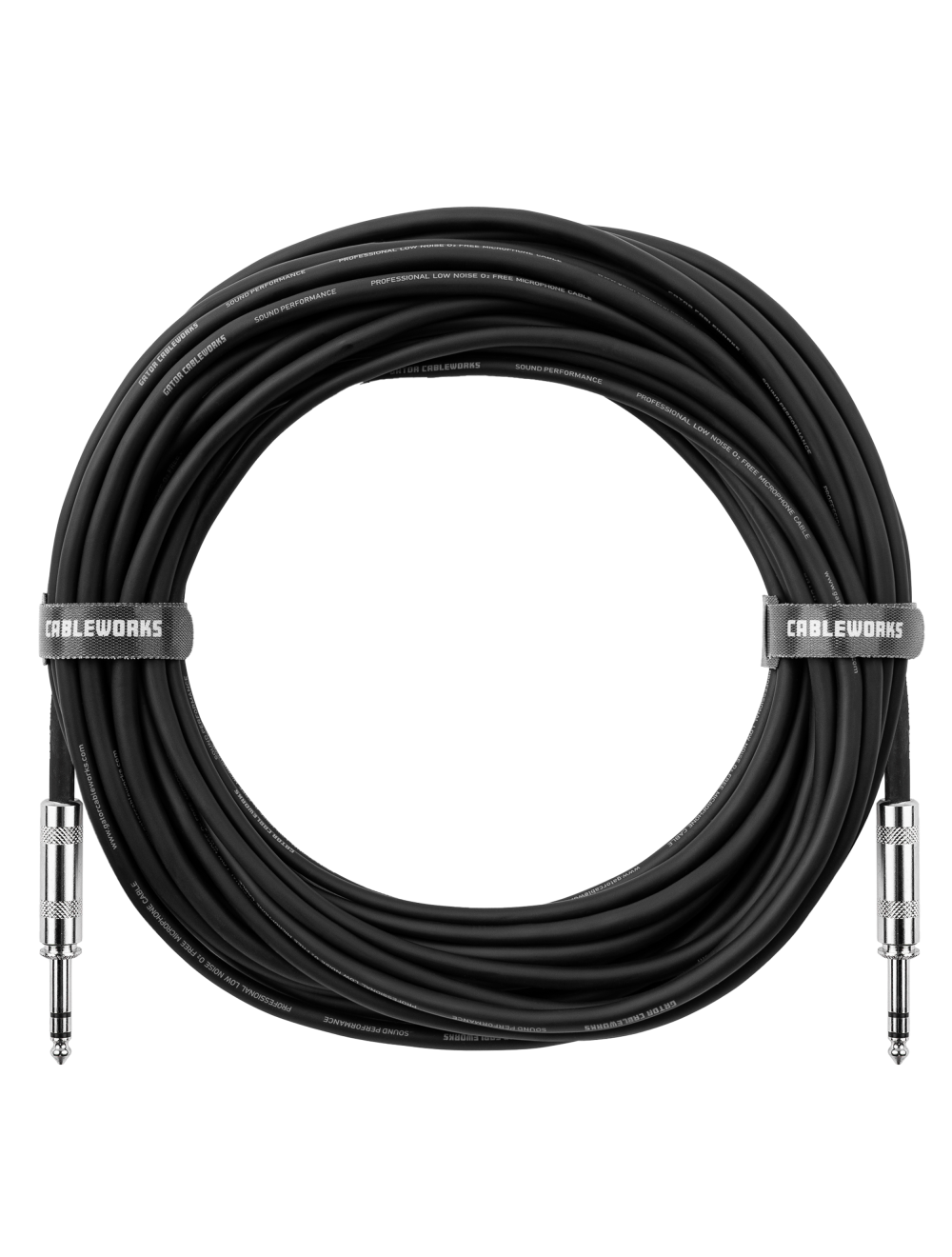 Gator Cableworks 50-foot TRS 1/4” Male to Male Balanced Patch Cable